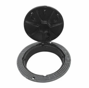 High Quality Custom Size Ductile Iron Round Hinge Manhole Cover Heavy Ductile Iron Casting Services
