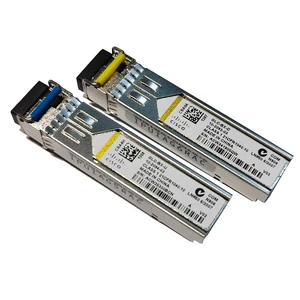 GLC-BX-D GLC-BX-U SFP BiDi 1.25Gbps 10km Duplex LC SMF 1310/1490nm Telecom Use Fiber Optic Transceiver Modules 3-Year Warranty