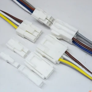 Henghua W.A.XS.024 2-4 Pin AWG 20-24 Molex JST Connector Accessories for Conventional Motor Equipment (PVC Material Customizable