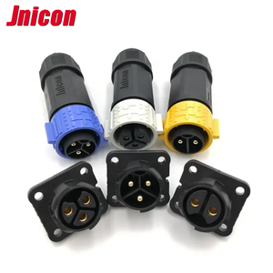 Jnicon Best Price M25 Waterproof Connector Male Female Cable Socket Connector IP67 Push Locking Connector