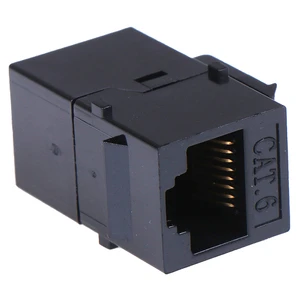 UTP RJ45 Connector CAT5E CAT6 Network Module Information Socket Computer Outlet Cable Adapter Keystone Jack for Ethernet