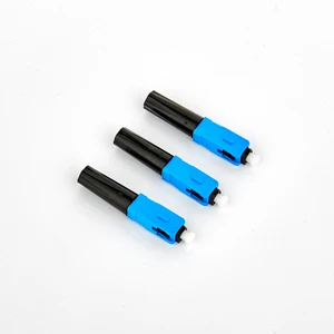 Quick Assembly SC UPC APC Optical Fiber Fast Connector for FTTH Use with 5-Year Warranty