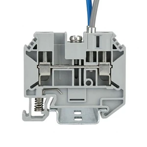 DIN Rail Heavy-Duty Slide-In Terminal Block With Gold Plating High Density Pins For Industrial Automation