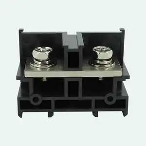 JHY1-400A Rail Elevator Type Combined Inverter Terminal Nickel-Plated Copper Contact Screw Connection 2-Pole Industrial Use PC