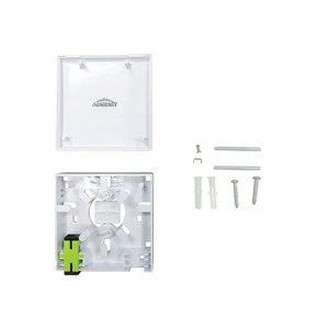 FTTH SC APC 2 Port Fiber Optic Wall Socket Indoor Termination Box
