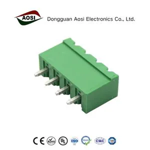 AOSI 5.08MM Female Plug-in Socket FPM2.5-XX-508-02 Screw Type Terminal Block Copper Contact 2.5A Max Continuous PCB Application