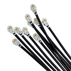 H-R-S U.FL Connector RF 1.13mm Cable Assembly DC To 6 GHz 1.13 Mm Micro Coaxial Cable Assembly For Medical Imaging