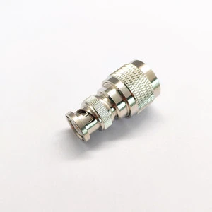 N/BNC-JJ RF Coaxial Adapter N Male Rf Connector to BNC Adapter Male Plug Straight Connector 50Ohm