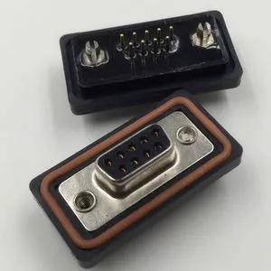 IP67 DB9 DB15 DB26 D-Sub 9 15 25 26 pin male and female waterproof connector db 25 connector