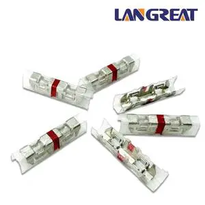 Red Picabond Connector Standard Telecom Splice Connector 19-24 AWG 0.51-0.90mm Wire Splicing Connector 60945-4
