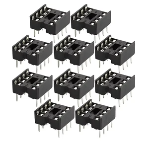 8 Pin IC Socket Base DIP Connector for Microcontrollers Arduino Raspberry Pi DIY Electronics Circuits Projects Modules