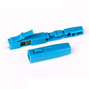 Indoor Optical LC UPC Singlemode Simplex Fast Connector 3.0mm Diameter Quick Assembly Plastic Housing Lenew Brand