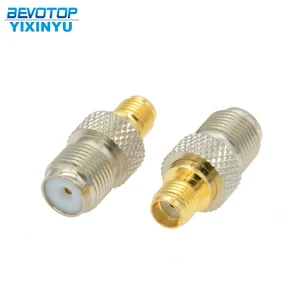 SMA Female to F Female Straight Coaxial Connector 50 OHM 0-6GHz RF Application and Adapter