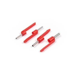 CHFRPU Electrical Terminal , Tongue-tail Cold-pressed Design, and Number Tube Slot for Efficient Wire Connection