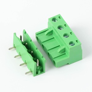 China Factory 300V 15A 7.62mm Pitch Terminal Blocks 2EDGK 7.62mm Pluggable PCB Terminal