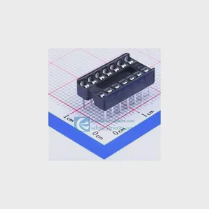 Bom List Quotation Supplier IC-14P-Sockets DIP 7.62mm 14 2.54mm DIP-14 IC Sockets Connectors ROHS IC-14P