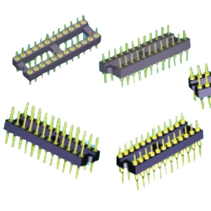 Hot Sale 2.54mm Rectangle IC Socket Round Pin Male Header Connectors