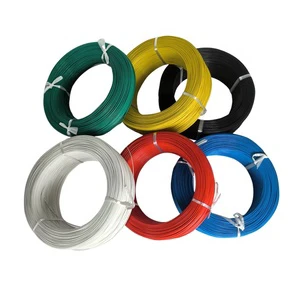 AF200 0.14 0.2 0.3mm Ultra Thin Electrical Tin Plated Copper Wire High Temperature 200C 600V Terminal Wires For Car Audio