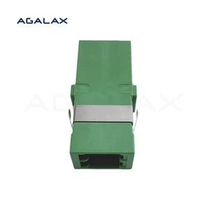 Fiber Optic Adapter Single Duplex Mode Simplex Fast Connector MMC-MMC Coupler UF Brand Green Reduced Flanged