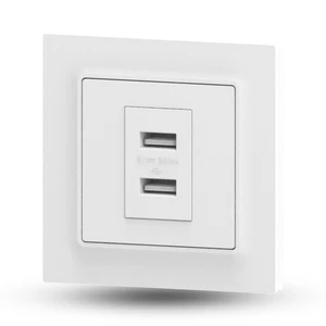 New Double USB Socket USB Outlets European Standard Coustomidze Personnaliser Wall Sockets With USB