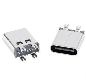 USB Type-C 14-pin Female Socket Plug Spear-shaped Four-prong Connector with a Height of 10.0 USB Connectors