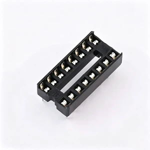 2.54mm IC Socket Transistor Socket Connector Z-ICS0S16P-NG00 Black