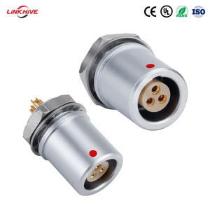 Fixed Metal Plug Connector 2-32pin Hole Connector Self-locking Circular Connector 1B-3B FAG EEG Socket Linkhive Brand Connector