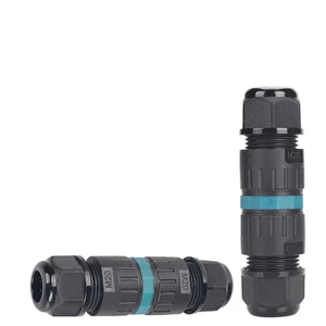 EW-P20 2/3pin Waterproof Fast Connector Wiring Quick 16A 2 Way PA66 Nylon Ip68 Waterproof Connector