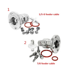 EIA Coax Cable Connectors 1-5/8 Eia Flange Rf Connector for 1-5/8 Heliax Corrugated Coaxial Cable/ 7/8'' Feeder Cable
