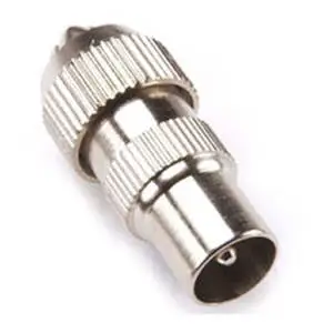 Coaxial Female Adapter Connector Coax Barrel Extension Coupler Straight Nickel Plated Radio Frequency Jack Joiner Pack