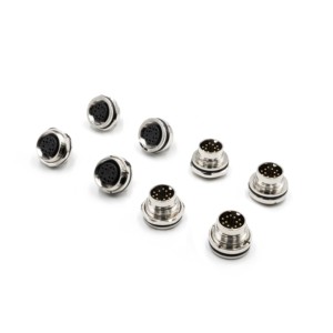 M16 Panel Mount Connectors M16-C091 Circular 24 Pin Male Female Straight Waterproof Socket For Industrial