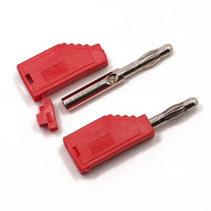 Nickel Plated 4mm Stackable Banana Plug Connector