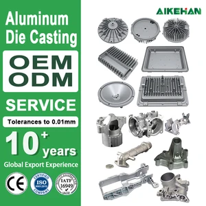 IATF 16949 Precision ±0.01mm Aluminum Die Casting for LED Heatsink and Motor Housing with 1250T Machine Capacity OEM Service