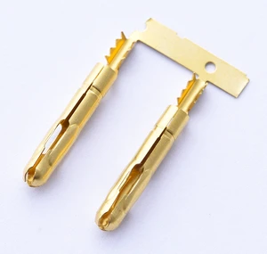 4mm Banana Bullet Terminal Connector 2A Rated Current Screw Type Brass Contact Plated Plug IP67 Rated Female Carbon Fiber