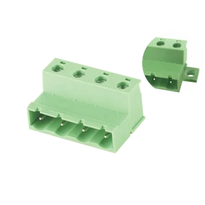WANJIE WJ2EDGKR-7.62 Plug-in Copper Industrial Terminal Block 7.62mm Pitch 300V/15A 28-12AWG 2P-24P Pluggable PCB