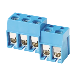 Wanjie WJ300R-5.0 250V 16A 5.0mm Pitch 5.0mm PCB Screw Terminal Block 2P/3P Connector PA66/Copper CUL CE ROHS Certified