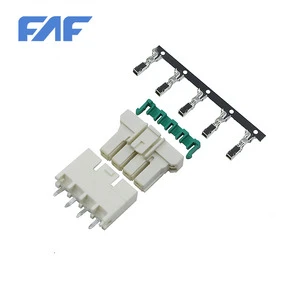 AMP 1376383-1 Nylon 66 Phosphor Bronze Brass 5.0mm Pitch Wire To Board Connector Header 3 Pole Housing Crimp Connect
