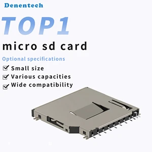 Denentech New Product 8pin Micro Sd Card Long Card Tf Card Memory Connector in Stock