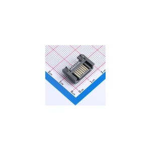 Electronic Components Connectors Supplier SATA-401-M07S1BY-A Card Edge Connector SATA 7 Position SMD SATA401M07S1BYA