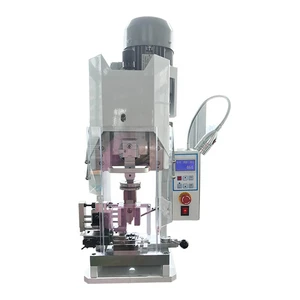 X-CM1001C Automatic High Precision JST Terminal Crimping Machine, Copper Cable Wire Rope End Crimping Machine