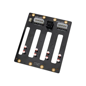 Backplane 4PIN NAS Chassis Accessories SATA Connectors 4 Hard Drive Interface Boards Circuit Board