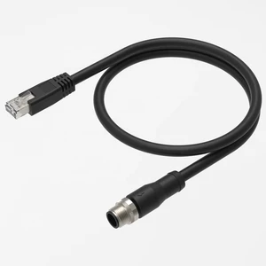M12 Connector X Coded 8Pin Male To RJ45 M12 8 Pole Male X Code To RJ45 Cat 6A Ethernet Cable