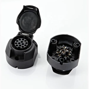 13pin Socket Trailer Connector Cable 13core Adapter Trailer Socket Plug Trailer Parts Accessories