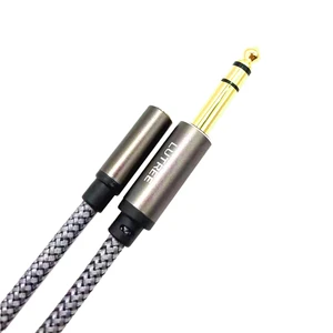 1/4 to 3.5mm TRS Stereo Audio Adapter Cable Headphone Adapter From 1/4 to 1/8 6.35mm Male to 3.5mm Female Audio & Video Cables