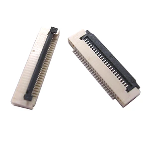 ZFPC SMT RA EZon Dual BTM 1.5H 4~60pin Right Angle Copper Alloy FFC FPC Connectors Tape&Reel 850BDXXPTX-41_0.5ph