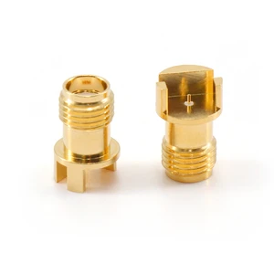 XINQY RF Connector Edge Pallet Type With SMA Connector DC-27 GHz 50 Ohms Coaxial Card Board Connector