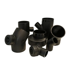Siphonic Roof Rainwater Drainage HDPE Water Pipe Fitting Injection Mould Smooth Surface Treatment