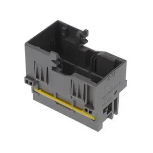 Original TE Connectivity 2366066-2 Automotive Connector Mother Shell, Wire-to-Wire, 48 Position,3 mm / 3.5 mm Centerline, Gray