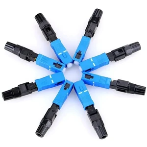 Low Factory Price SC UPC Fast Fiber Optic Connector SingleMode FTTH 1 Year Warranty