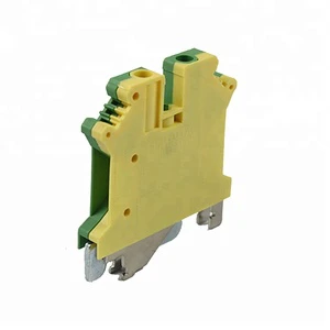 CE&TUV Certified Vo Copper Electrical Wire Connector Ground Wire Screw Connection Din Rail Terminal Block USLKG5